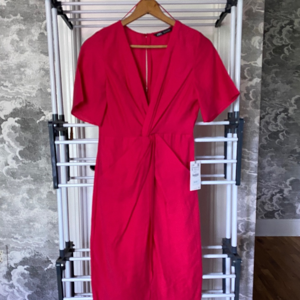 Cherry low cut dress